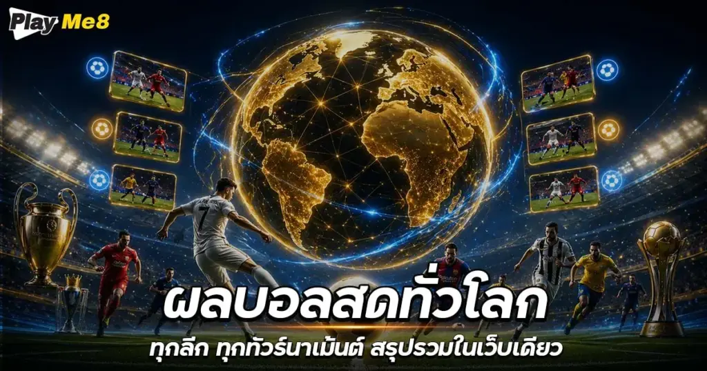 ผลบอลสดทั่วโลก